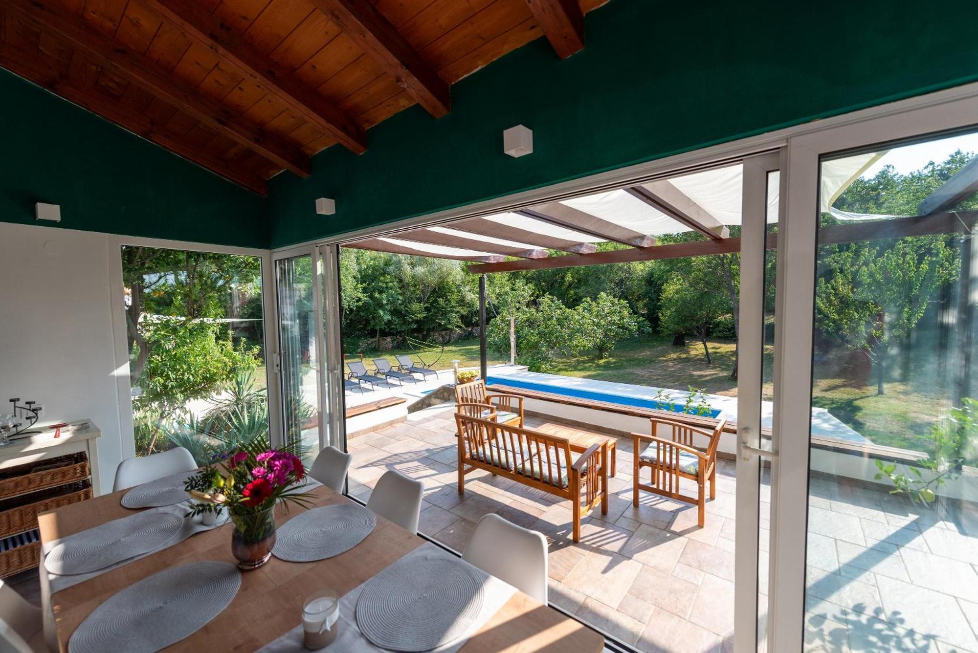 Garden Villa Hreljin 外观 照片