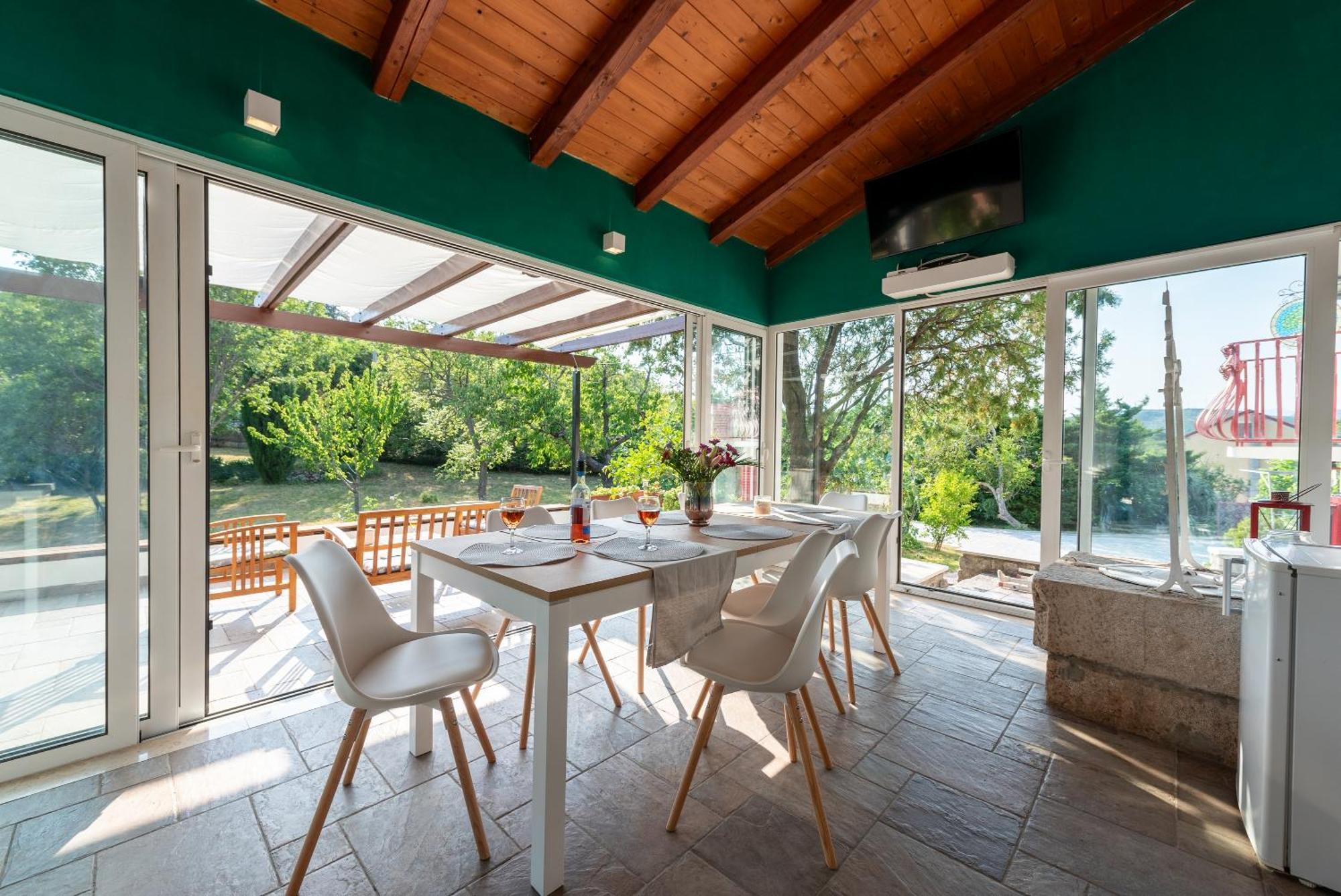 Garden Villa Hreljin 外观 照片